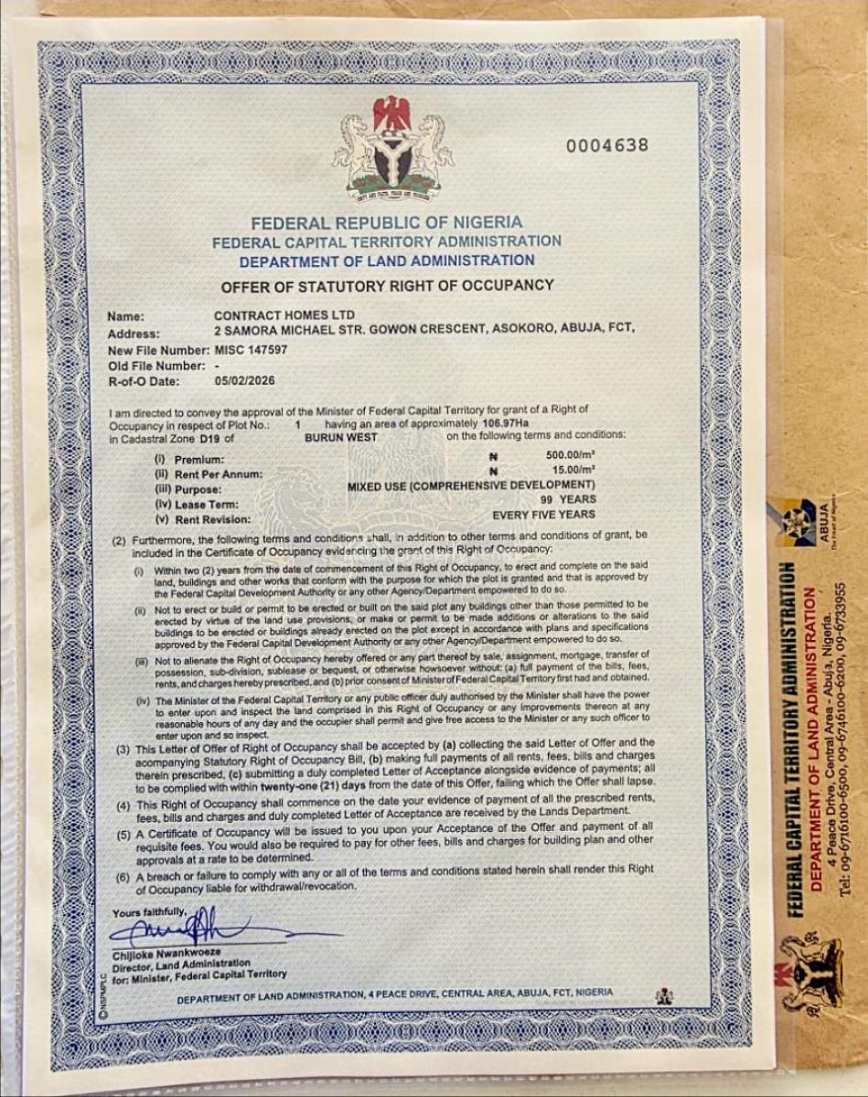 Land, Apo Hill Top, Apo, Abuja, Residential Land for Sale