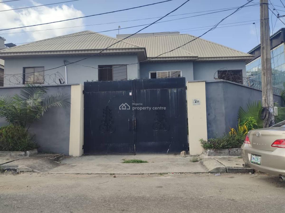 2 Massive Building 6 Bedroom with a Large Hall, Off Awolowo Way, Ikoyi, Lagos, Office Space for Rent