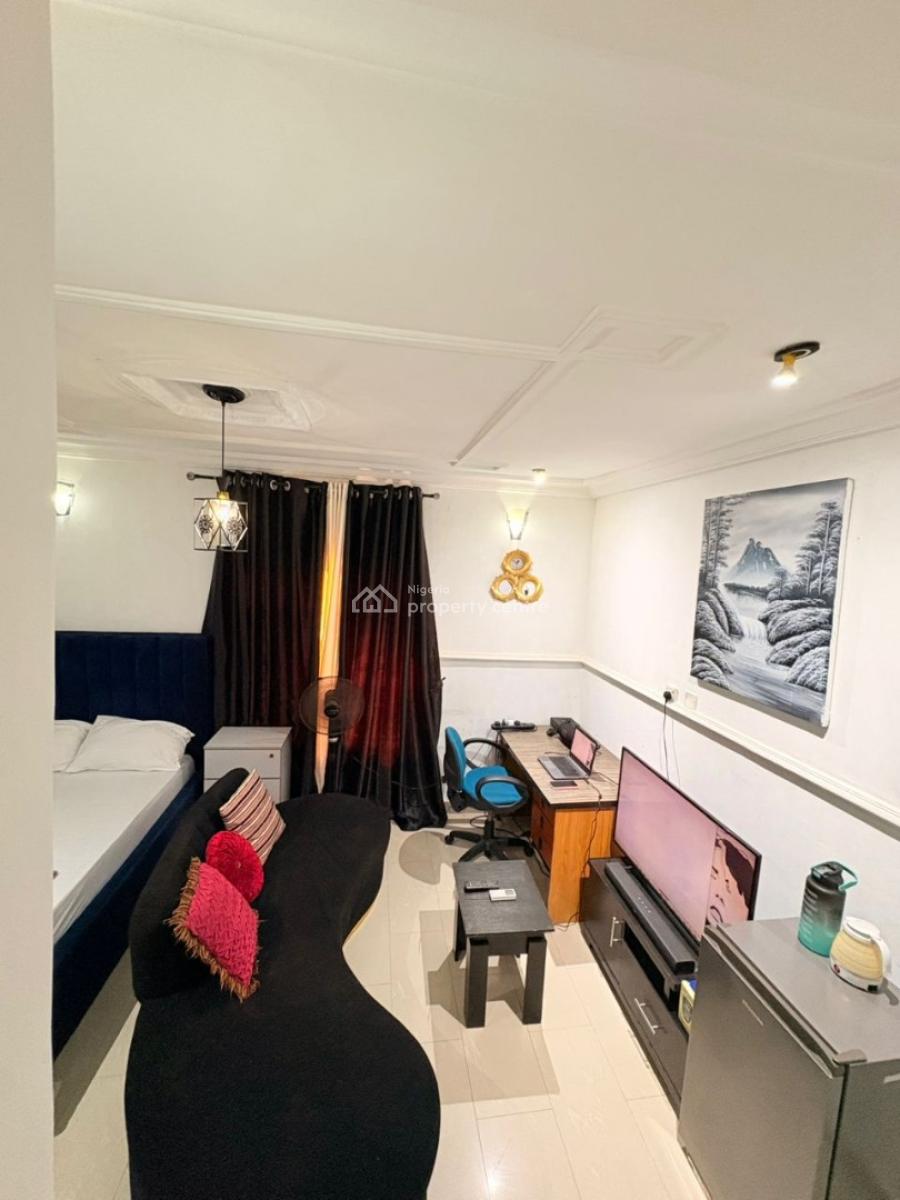 Furnished Studio Apartment, Saraha Home Security Estate, Life Camp, Abuja, Self Contain (single Rooms) for Rent