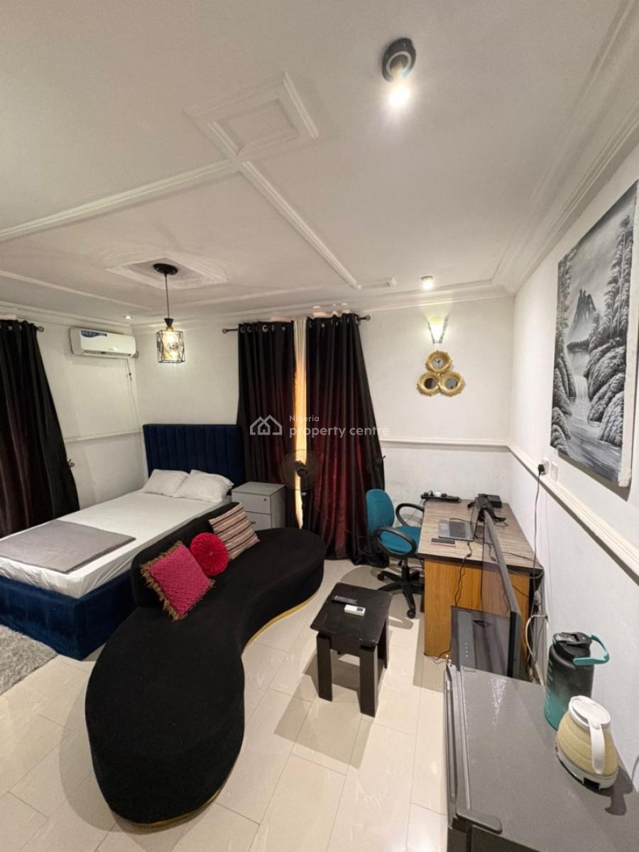 Furnished Studio Apartment, Saraha Home Security Estate, Life Camp, Abuja, Self Contain (single Rooms) for Rent