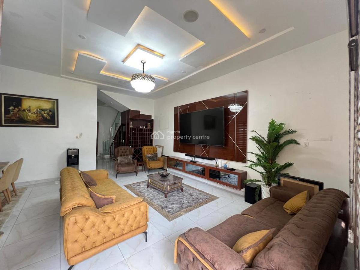 Furnished 4 Bedroom Semi Detached Duplex with Bq, Agungi, Lekki, Lagos, Semi-detached Duplex for Rent