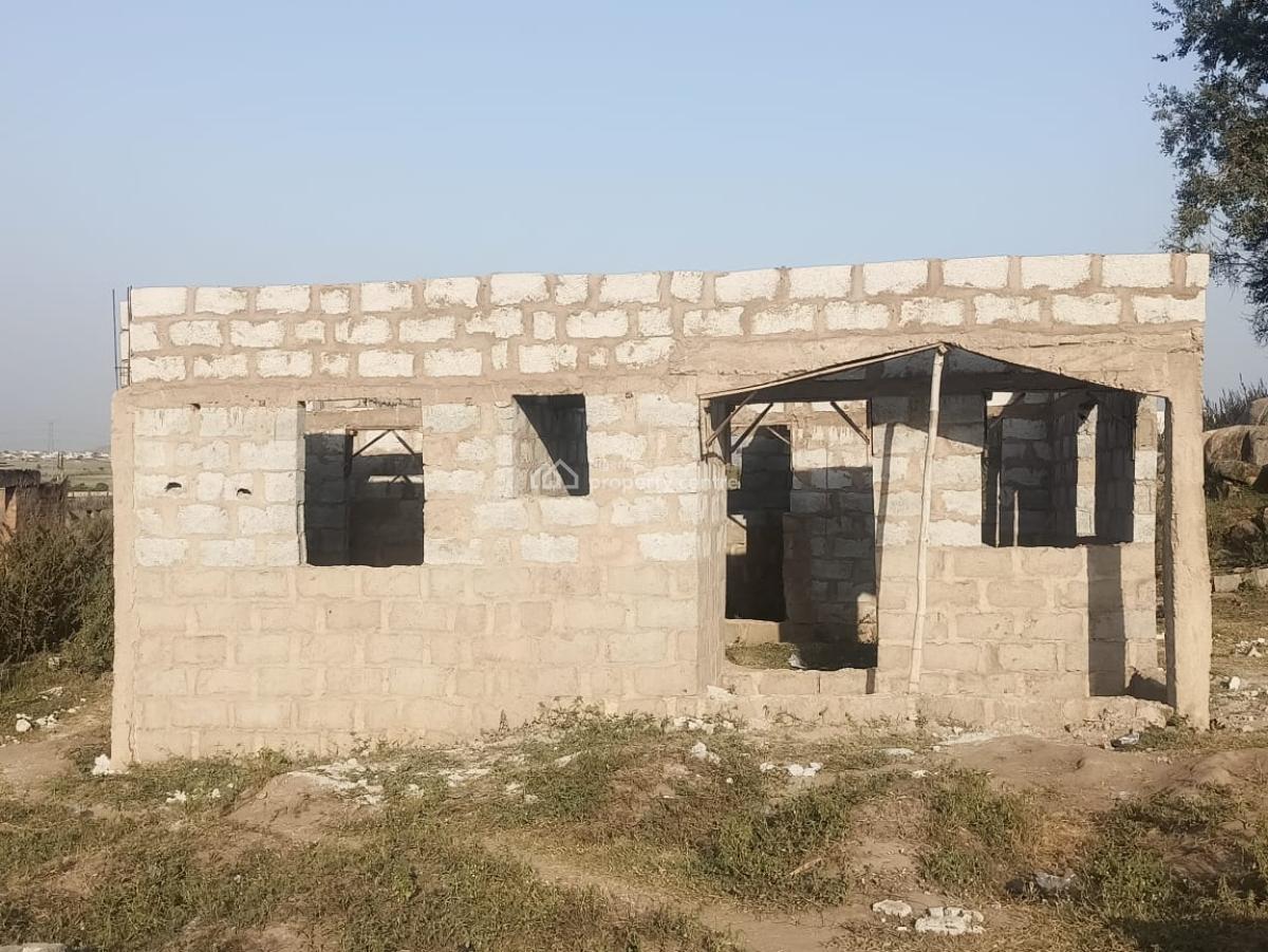 3 Bedroom Carcass Detached Bungalow on an Individual Land, Kango, Kuje, Abuja, Detached Bungalow for Sale