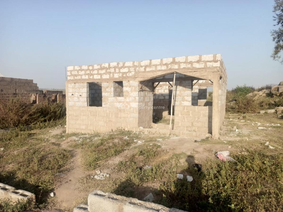 3 Bedroom Carcass Detached Bungalow on an Individual Land, Kango, Kuje, Abuja, Detached Bungalow for Sale