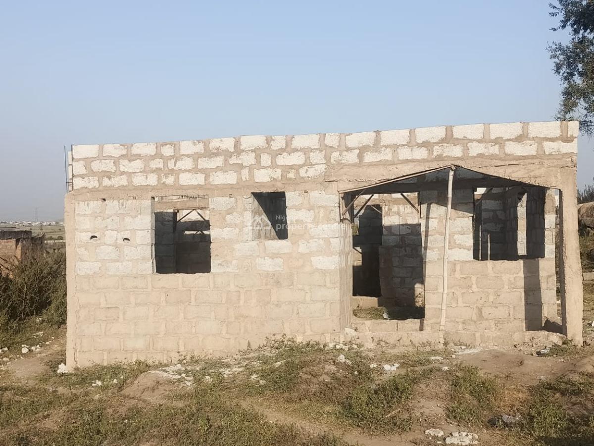 3 Bedroom Carcass Detached Bungalow on an Individual Land, Kango, Kuje, Abuja, Detached Bungalow for Sale