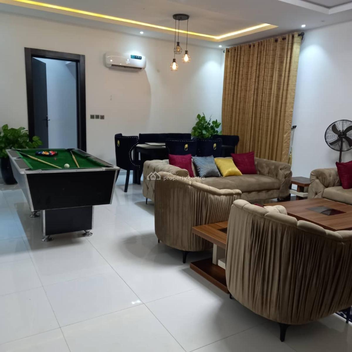 Furnished 3 Bedrooms, Off Durosimi Etti, Lekki Phase 1, Lekki, Lagos, Flat / Apartment for Rent