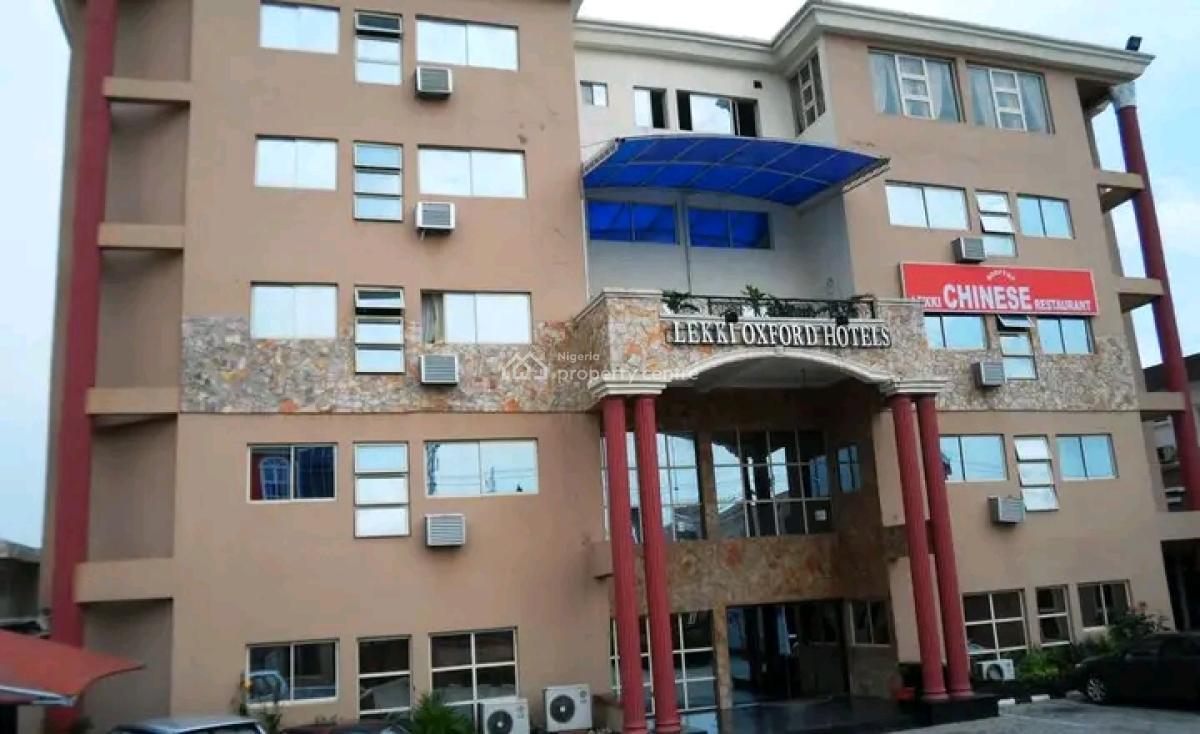 Functional 51 Rooms Hotel with Swimming Pool on 2000 Square Meters Land, Agungi, Lekki, Lagos, Hotel / Guest House for Sale