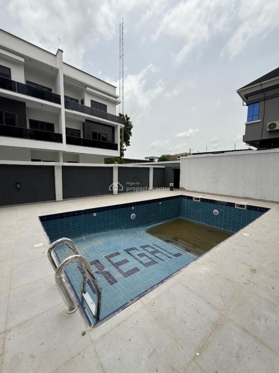 Exclusively Built Luxury 3 Bedroom Apartment with Pool, Elevator, Ikeja Gra, Ikeja, Lagos, Block of Flats for Sale