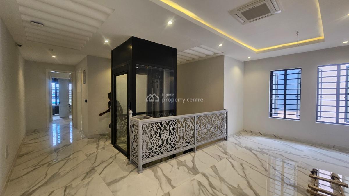 Brand New,smart and Spacious 5 Bedroom Semi-detached Duplex with Eleva, Ikeja Gra, Ikeja, Lagos, Semi-detached Duplex for Sale