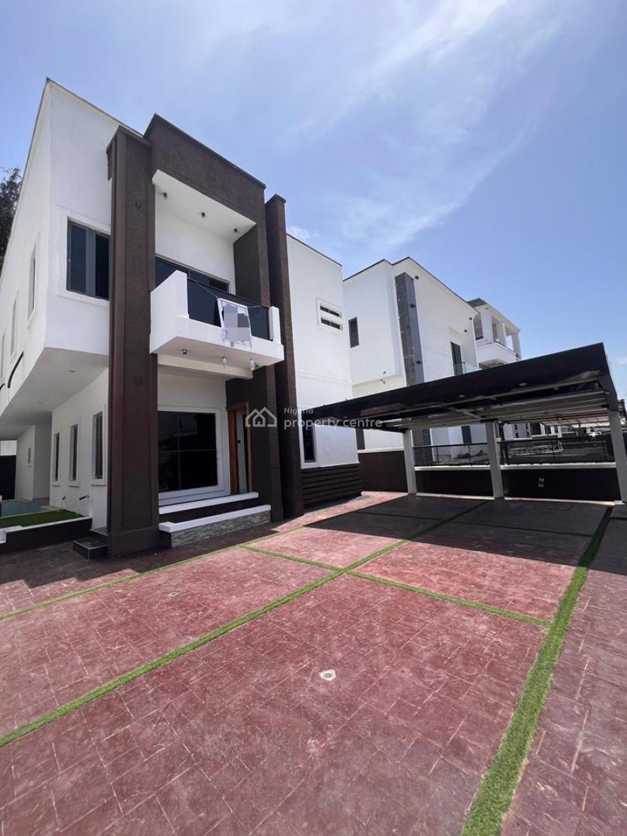 Exclusive 4 Bedroom Detached Duplex with Bq & Swimming Pool, Ikota, Lekki, Lagos, Detached Duplex for Sale