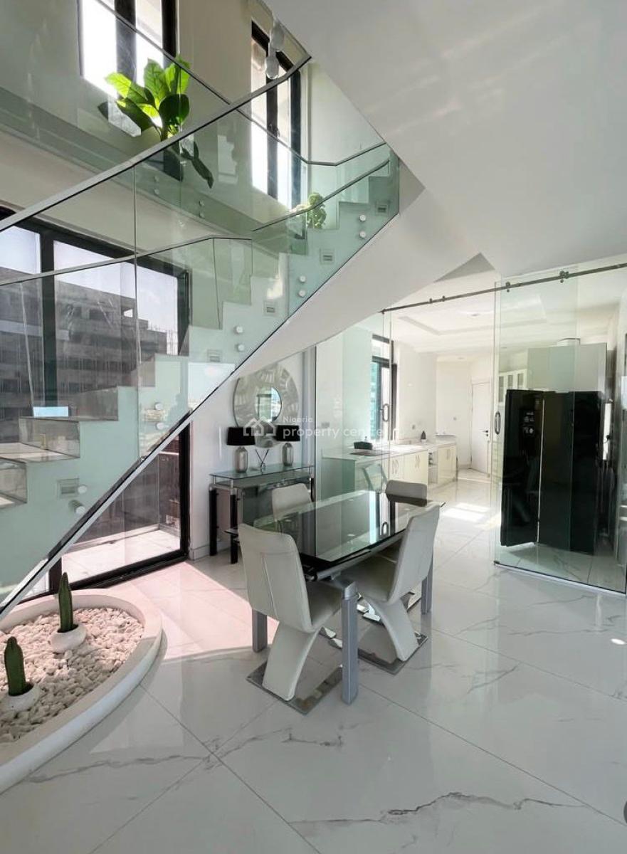 Fully Furnished 3 Bedroom Maisonette with Bq, Lekki Phase 1, Lekki, Lagos, Flat / Apartment for Rent