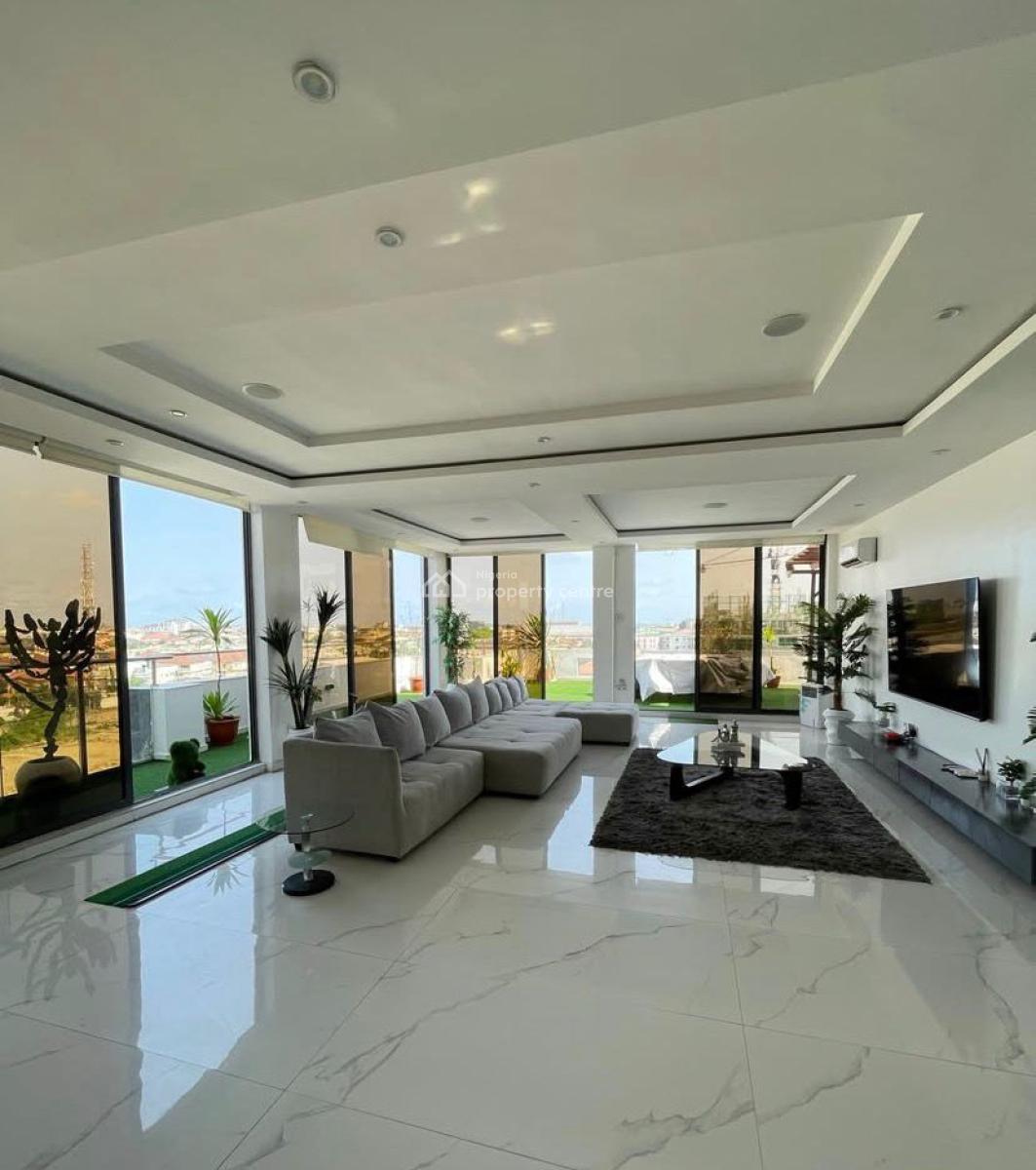 Fully Furnished 3 Bedroom Maisonette with Bq, Lekki Phase 1, Lekki, Lagos, Flat / Apartment for Rent