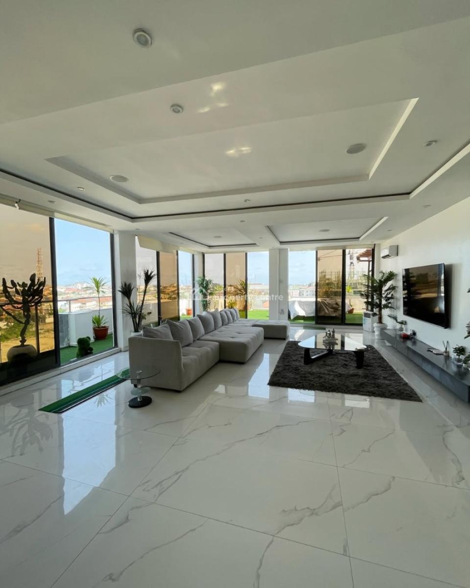 Fully Furnished 3 Bedroom Penthouse Maisonette with Bq, Lekki Phase 1, Lekki, Lagos, Flat / Apartment for Rent