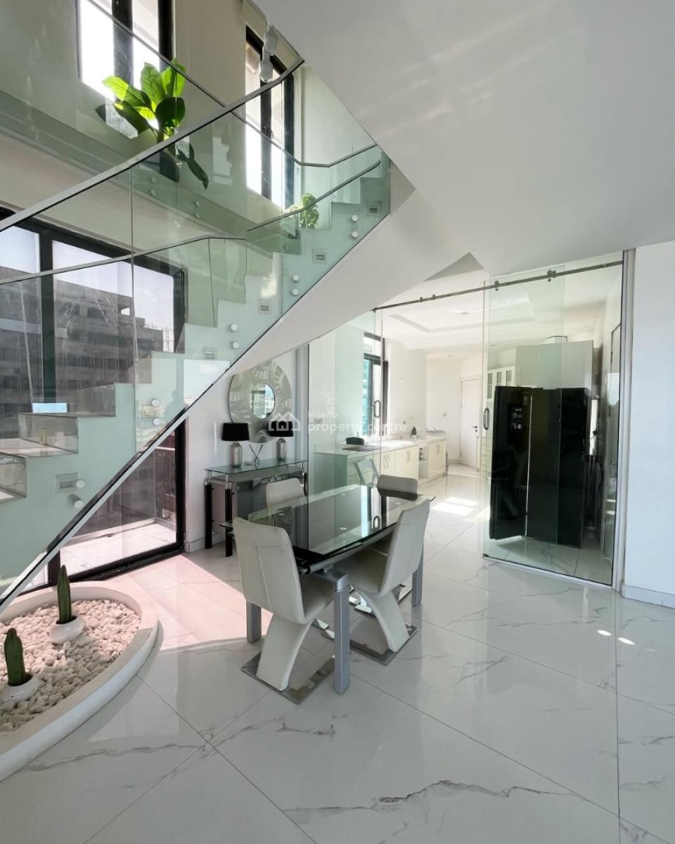 Fully Furnished 3 Bedroom Penthouse Maisonette with Bq, Lekki Phase 1, Lekki, Lagos, Flat / Apartment for Rent