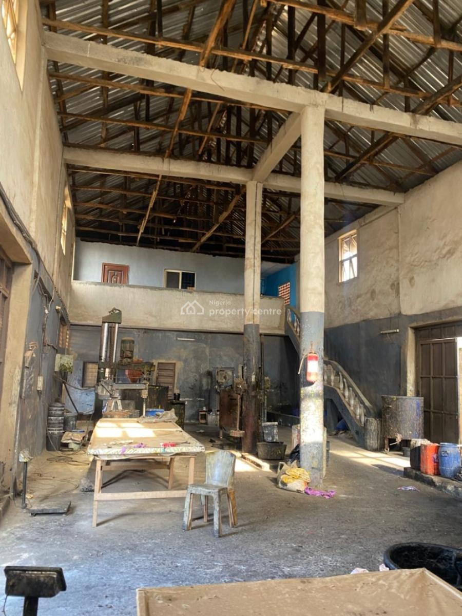 6 Bedroom Duplex and a Warehouse and a Hall, Igando, Ikotun, Lagos, Detached Duplex for Sale