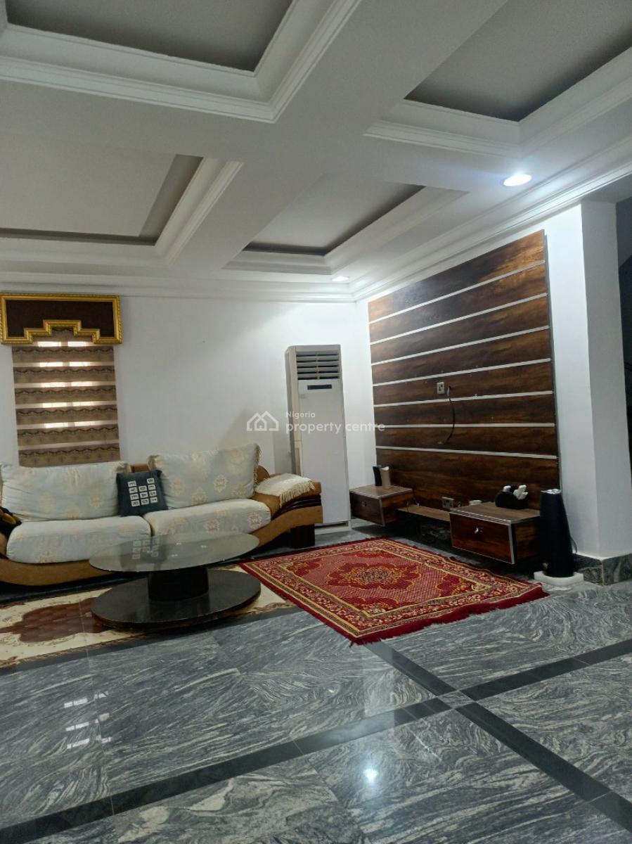 Spacious Furnished and Serviced 4 Bedroom Terrace Duplex with a Bq, Guzape District, Abuja, Flat / Apartment for Rent