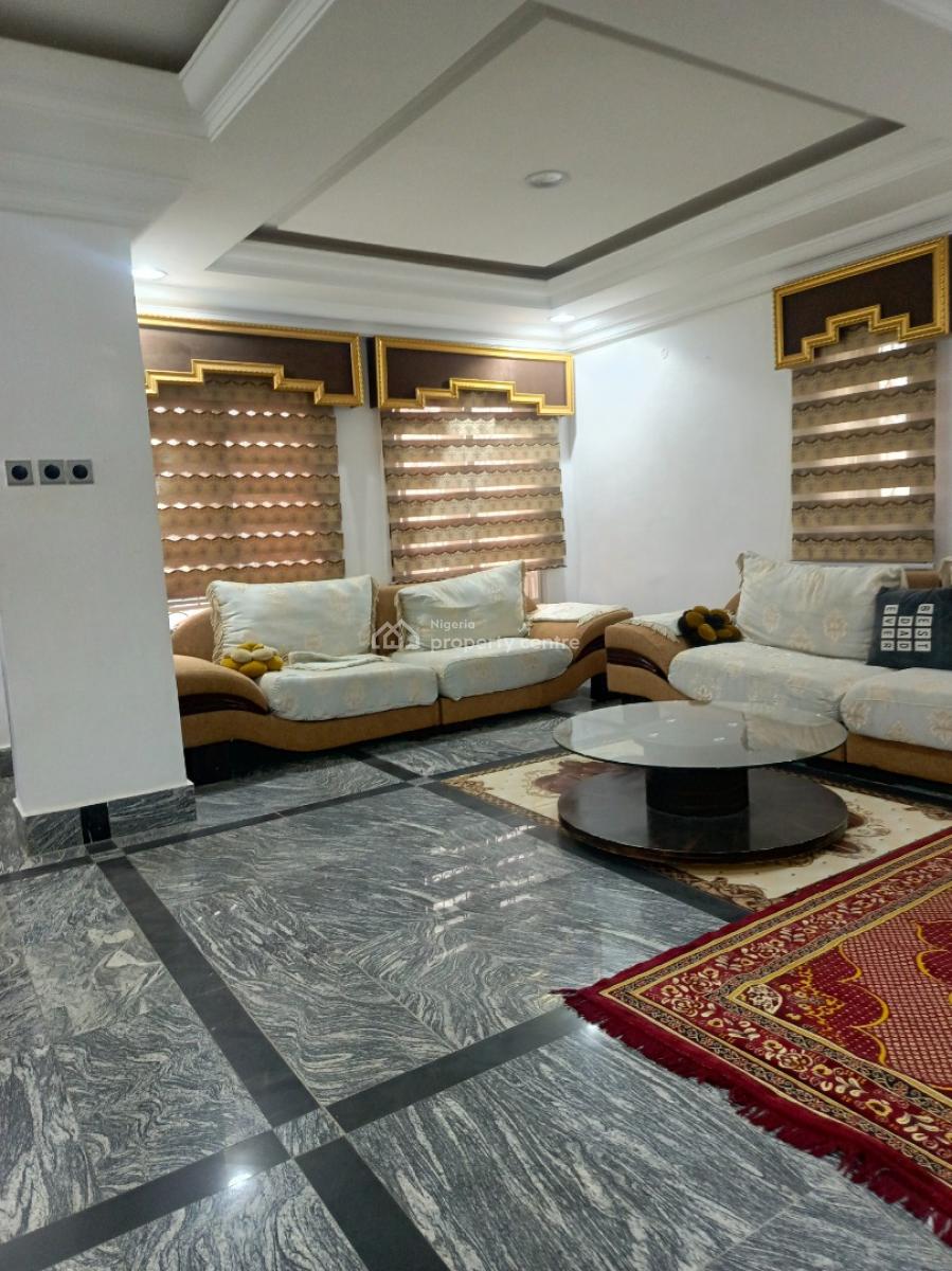 Spacious Furnished and Serviced 4 Bedroom Terrace Duplex with a Bq, Guzape District, Abuja, Flat / Apartment for Rent