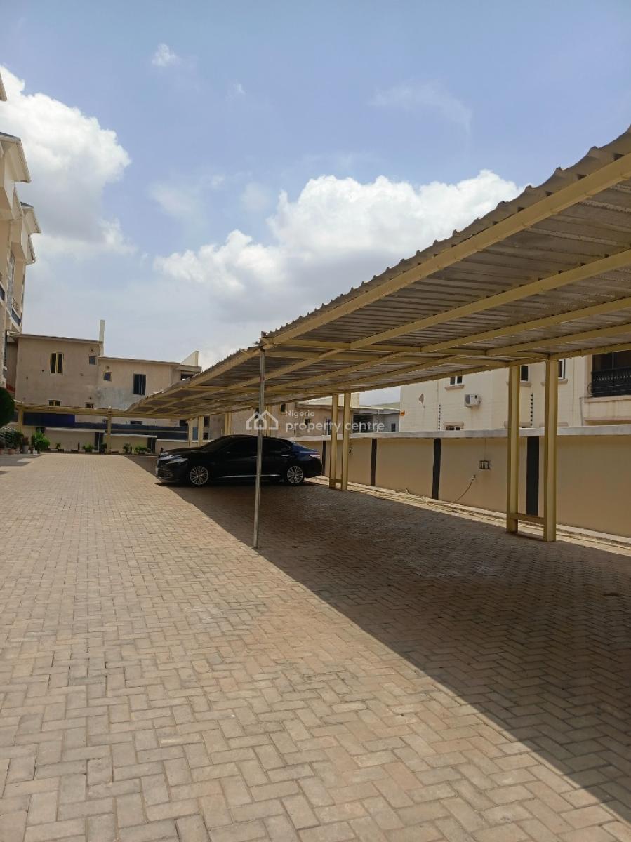 Spacious Furnished and Serviced 4 Bedroom Terrace Duplex with a Bq, Guzape District, Abuja, Flat / Apartment for Rent