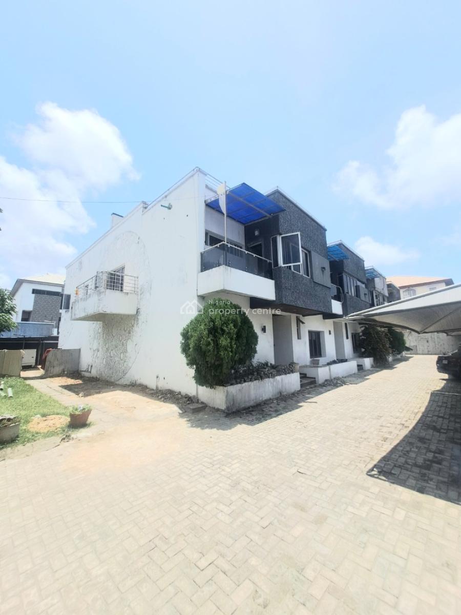 Well Built 4 Bedroom Terrace with Bq in a Serene Environment, Oniru, Victoria Island (vi), Lagos, Terraced Duplex for Rent