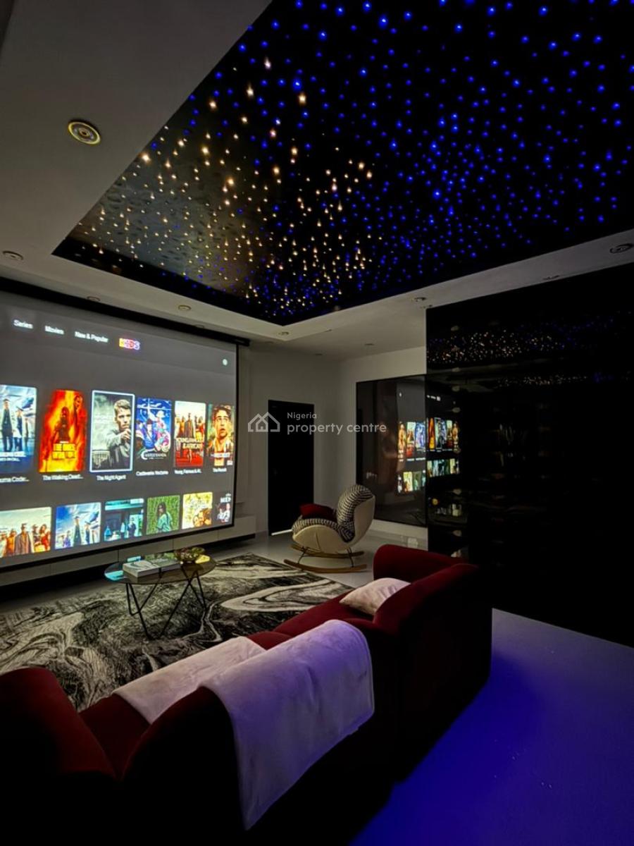Luxe 1 Bed with Cinema,bathtub,bedroom Kits, Chevron, Lekki, Lagos, Flat / Apartment Short Let