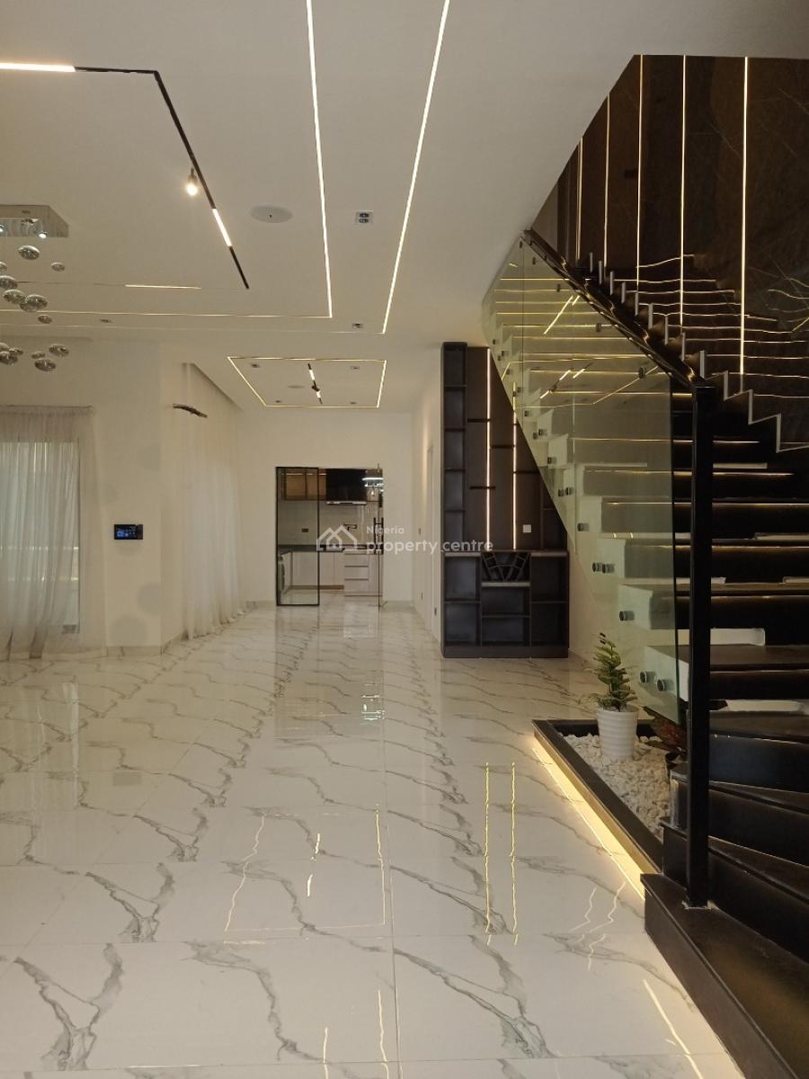 Newly Built and Exquisitely Finished 5 Bedrooms Detached House Cinema, By Chevron Toll Gate, Lekki Phase 2, Lekki, Lagos, Detached Duplex for Sale