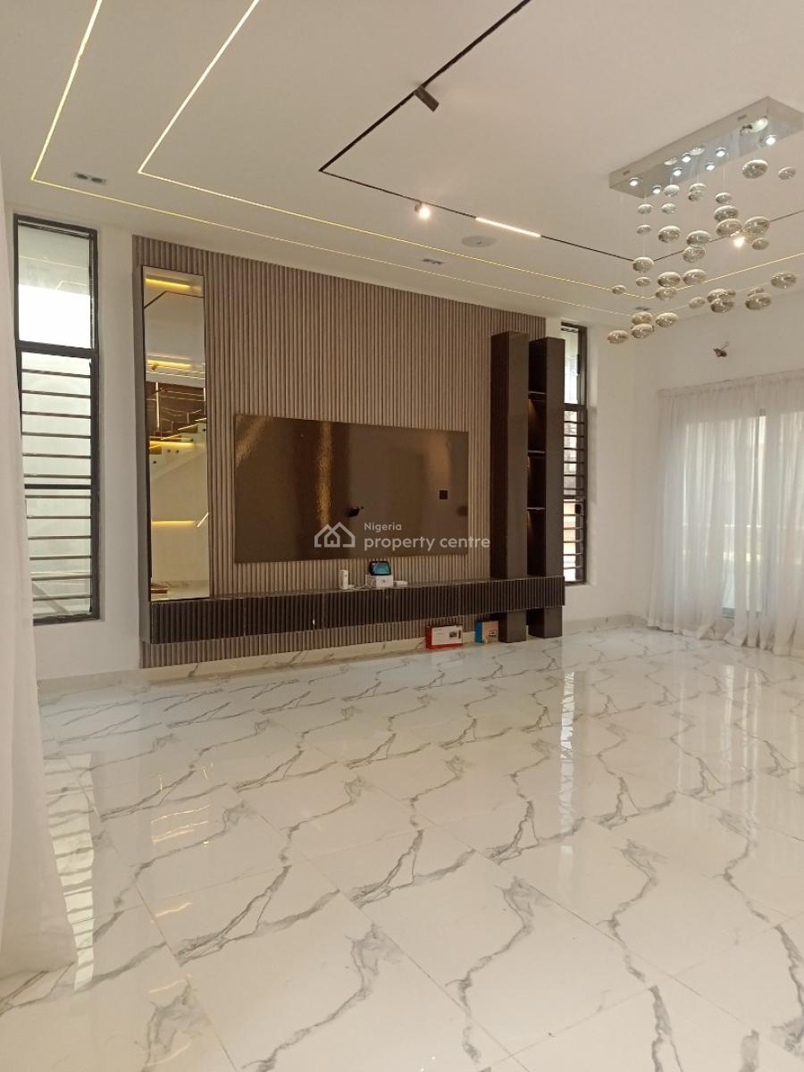 Newly Built and Exquisitely Finished 5 Bedrooms Detached House Cinema, By Chevron Toll Gate, Lekki Phase 2, Lekki, Lagos, Detached Duplex for Sale
