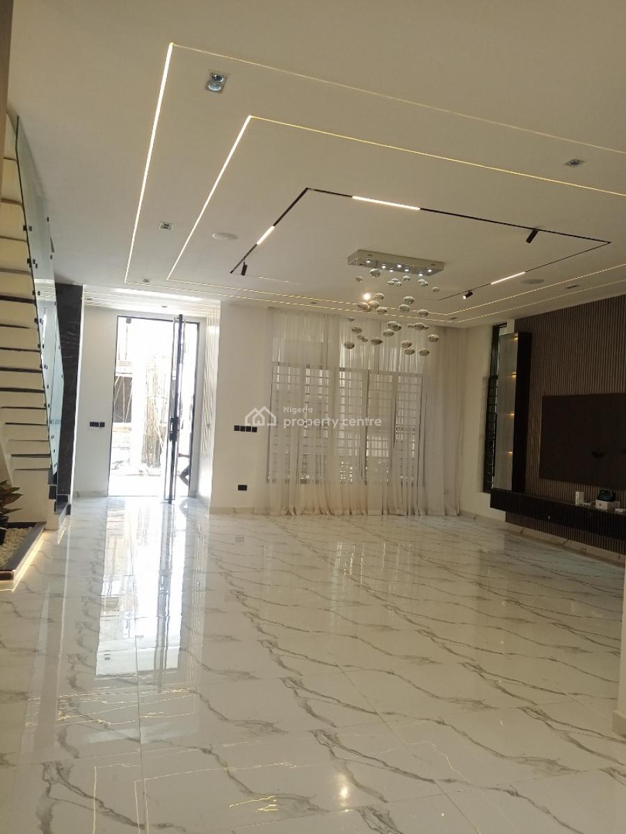 Newly Built and Exquisitely Finished 5 Bedrooms Detached House Cinema, By Chevron Toll Gate, Lekki Phase 2, Lekki, Lagos, Detached Duplex for Sale