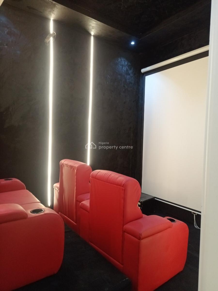 Newly Built and Exquisitely Finished 5 Bedrooms Detached House Cinema, By Chevron Toll Gate, Lekki Phase 2, Lekki, Lagos, Detached Duplex for Sale