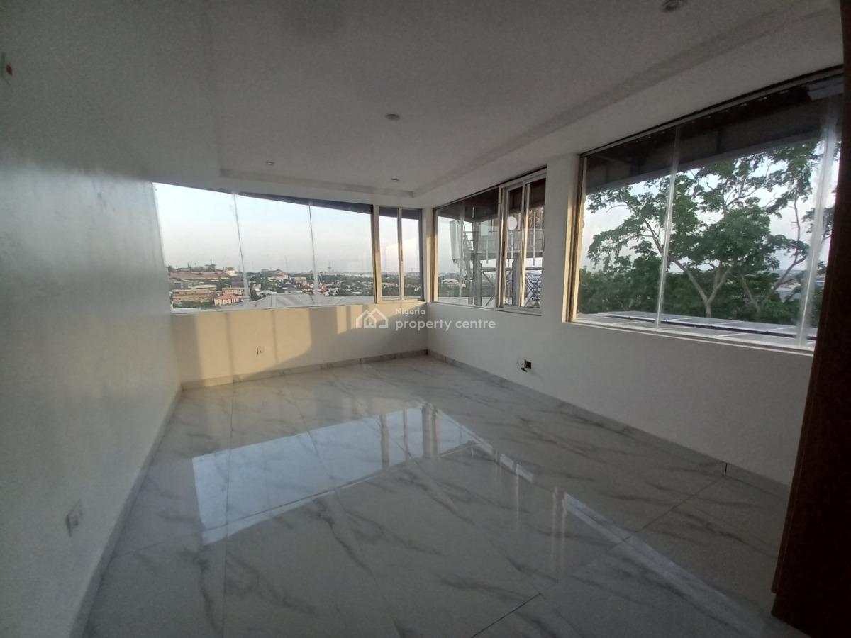 New Serviced & Partially Furnished 1-bedroom Penthouse + Pool, Wuse 2, Abuja, Flat / Apartment for Rent