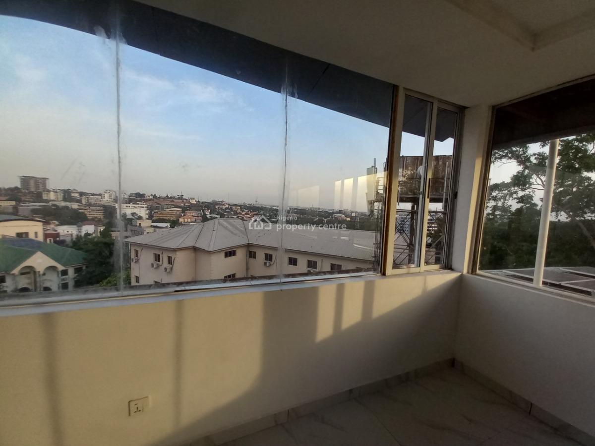 New Serviced & Partially Furnished 1-bedroom Penthouse + Pool, Wuse 2, Abuja, Flat / Apartment for Rent