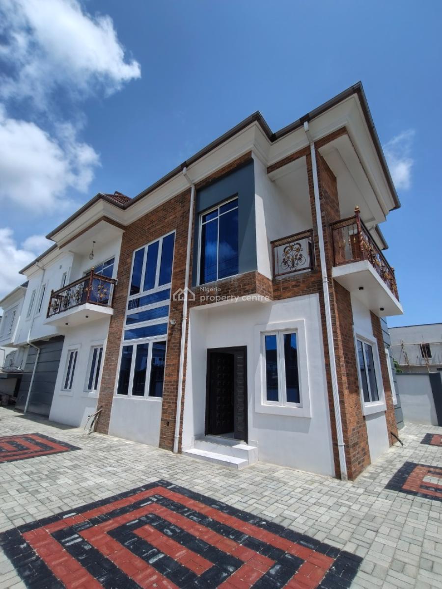 Smart Spacious Newly Built 5 Bedrooms Fully-detached Duplex with Bq, Abraham Adesanya Axis, Ajah, Lagos, Detached Duplex for Rent