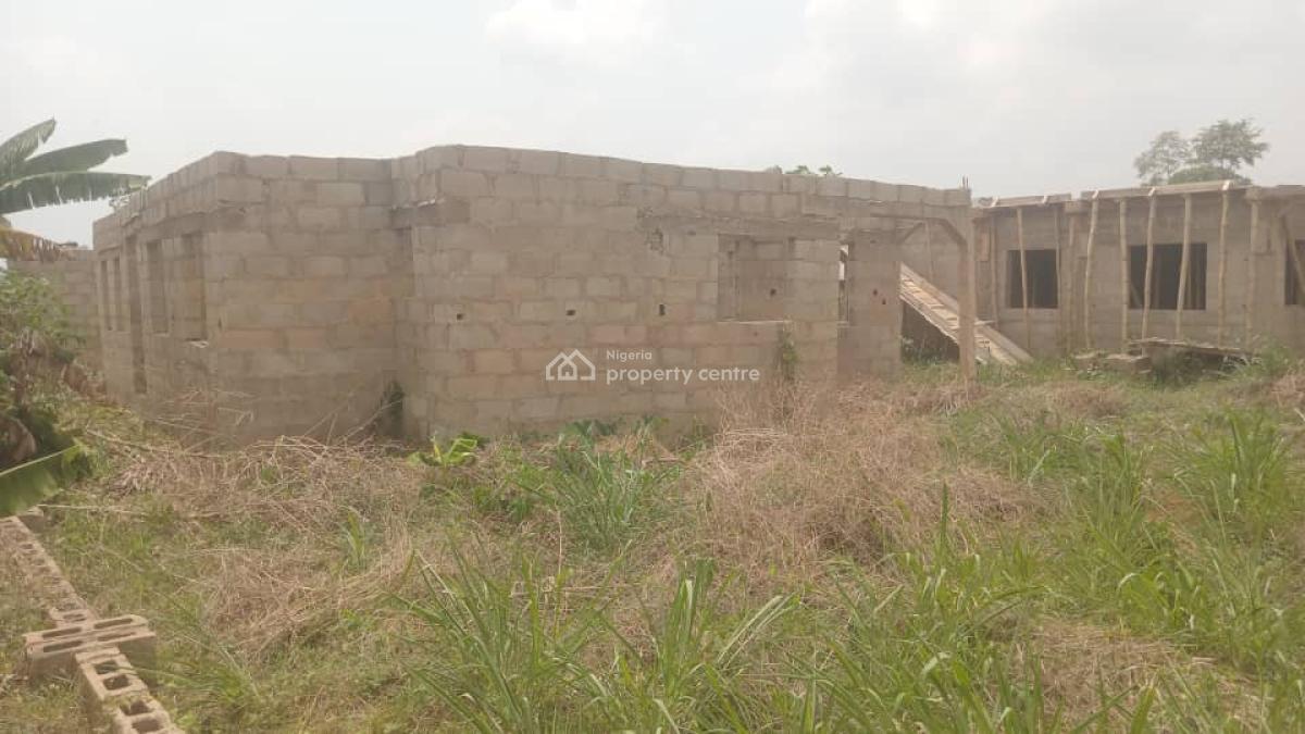 a Plot of Land with Uncompleted 3 Bedroom Flat, Oke Eri Estate, Oba-ile, Akure, Ondo, Mixed-use Land for Sale