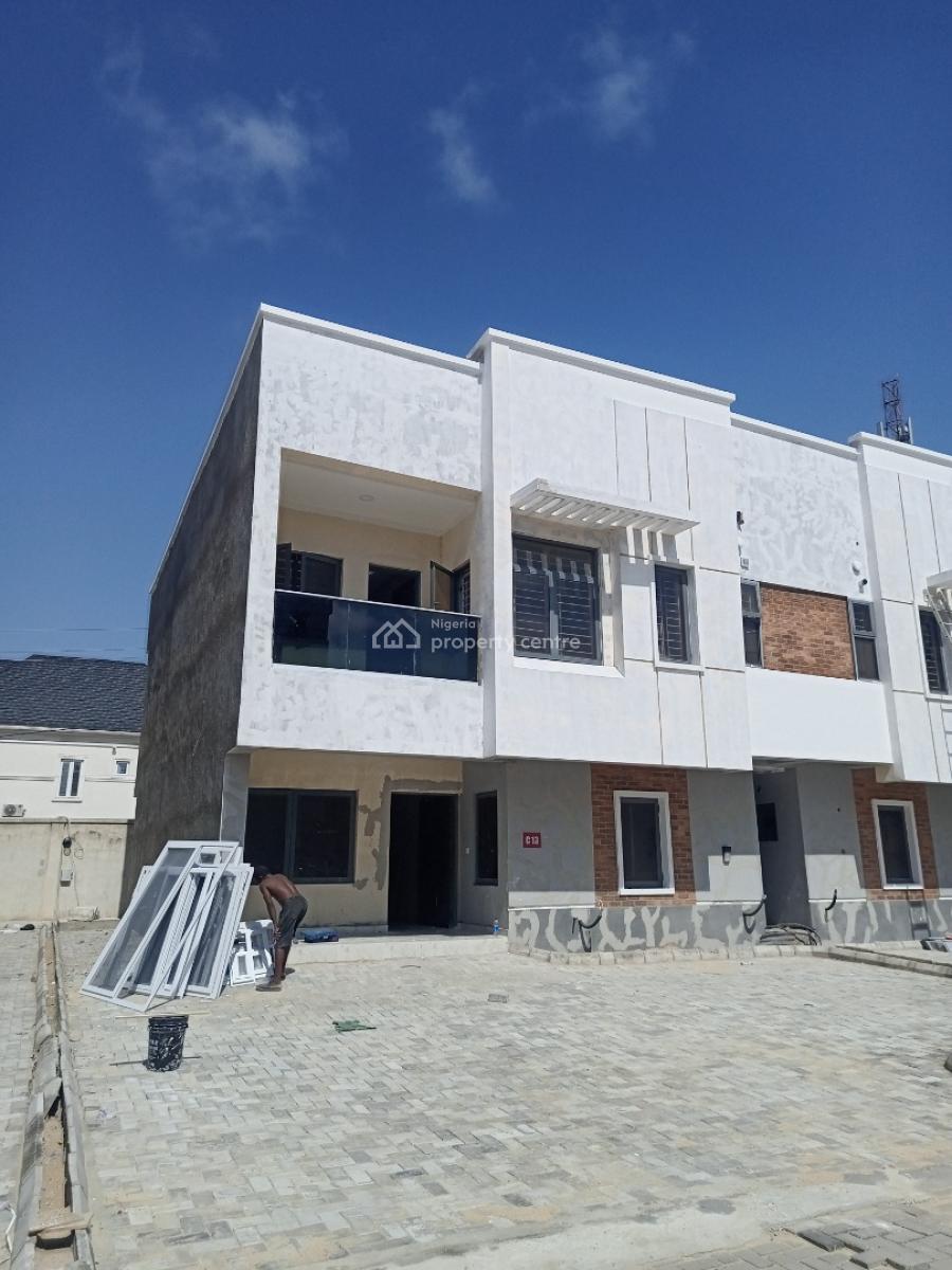 Newly Built 4 Bedroom Duplex with a Room Boys Quarter, Lekki Phase 2, Lekki, Lagos, Terraced Duplex for Sale