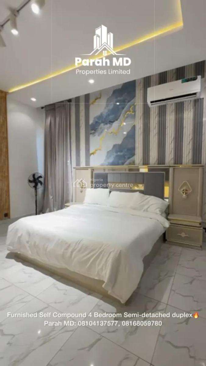 4 Bedroom Semi Detached Duplex, Ikota, Lekki, Lagos, Semi-detached Duplex for Rent