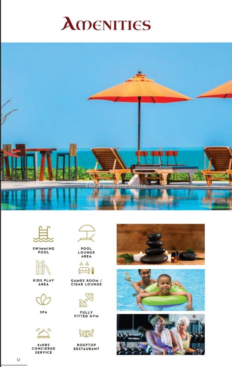 Eko Atlantic City Luxury 2 Bedroom Apartment, Kuramo Waters, Eko Pearl Towers,, Eko Atlantic City, Lagos, Block of Flats for Sale