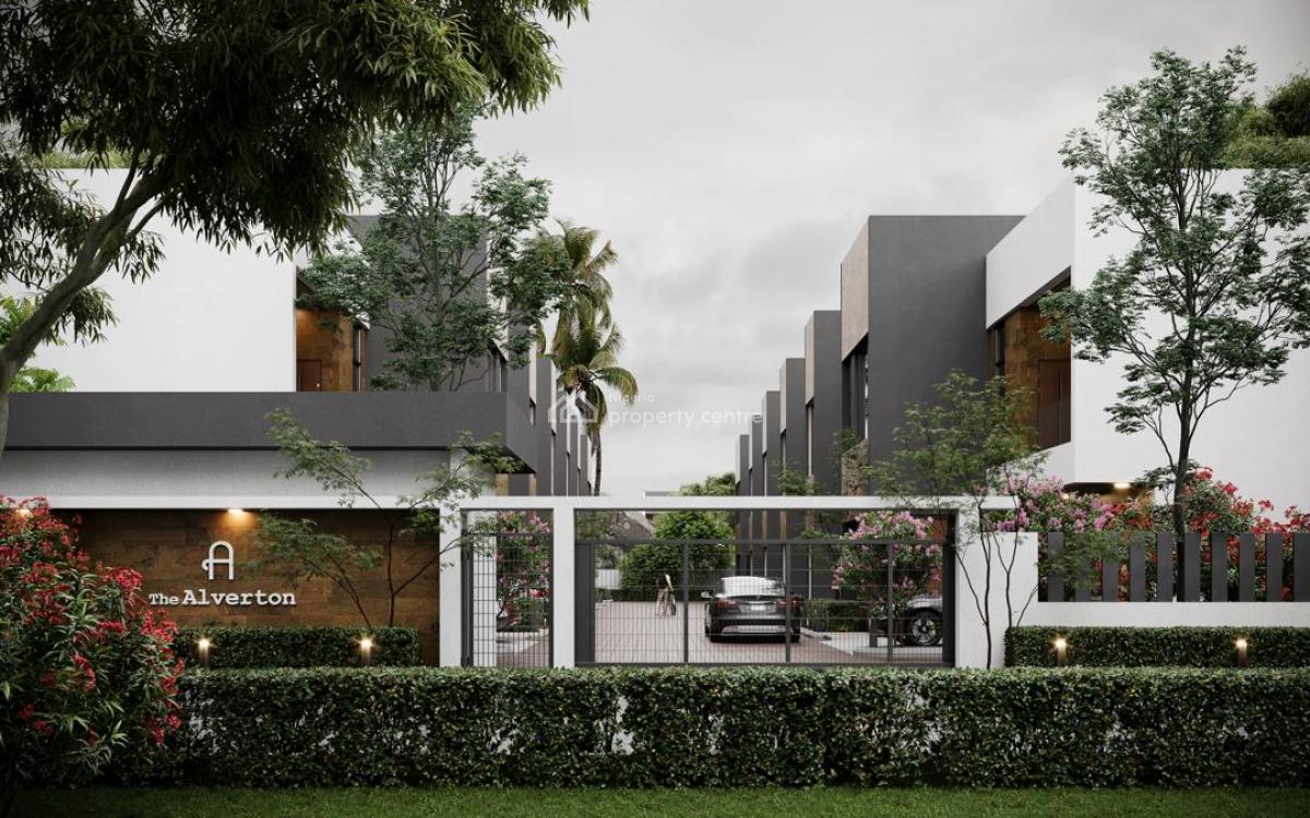 Luxury Terraces with Maids Room in a Smart Estate (30 Units), Alverton Estate 2 / Lekki-epe Expressway, Lekki, Lagos, Block of Flats for Sale