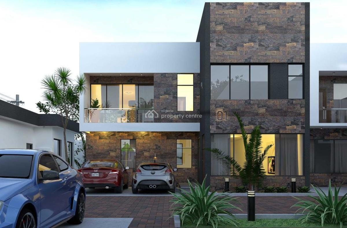 Luxury Terraces with Maids Room in a Smart Estate (30 Units), Alverton Estate 2 / Lekki-epe Expressway, Lekki, Lagos, Block of Flats for Sale