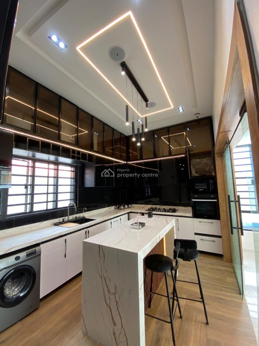 Smarthome 5 Bedroom Duplex Comes with Swimming Pool and Bq, Pge Estate Before Shop Rite, Sangotedo, Ajah, Lagos, Detached Duplex for Sale