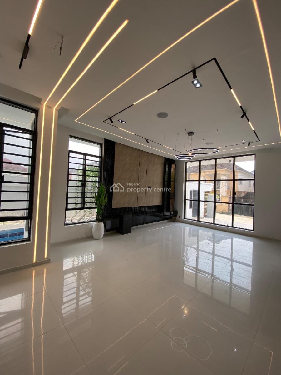 Smarthome 5 Bedroom Duplex Comes with Swimming Pool and Bq, Pge Estate Before Shop Rite, Sangotedo, Ajah, Lagos, Detached Duplex for Sale