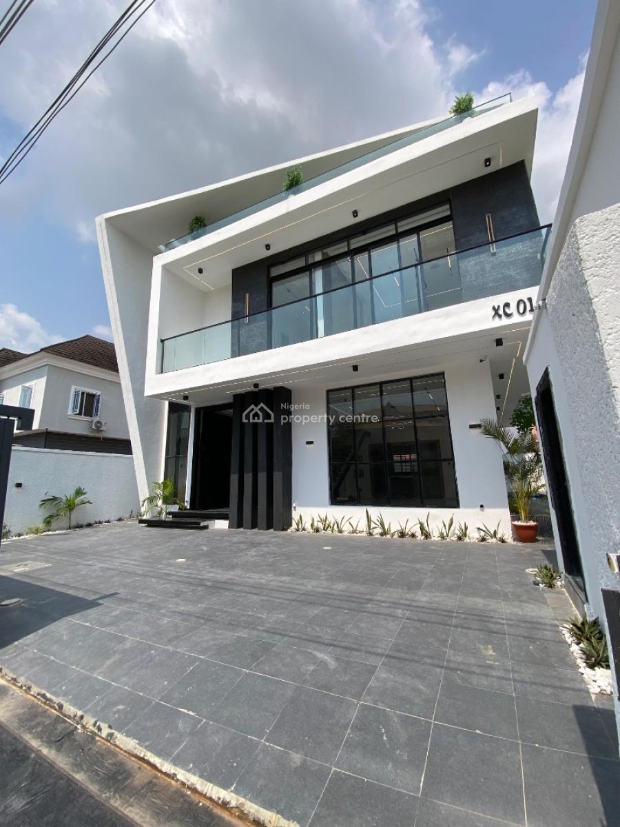 Smarthome 5 Bedroom Duplex Comes with Swimming Pool and Bq, Pge Estate Before Shop Rite, Sangotedo, Ajah, Lagos, Detached Duplex for Sale