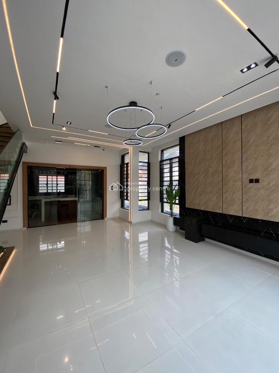 Smarthome 5 Bedroom Duplex Comes with Swimming Pool and Bq, Pge Estate Before Shop Rite, Sangotedo, Ajah, Lagos, Detached Duplex for Sale