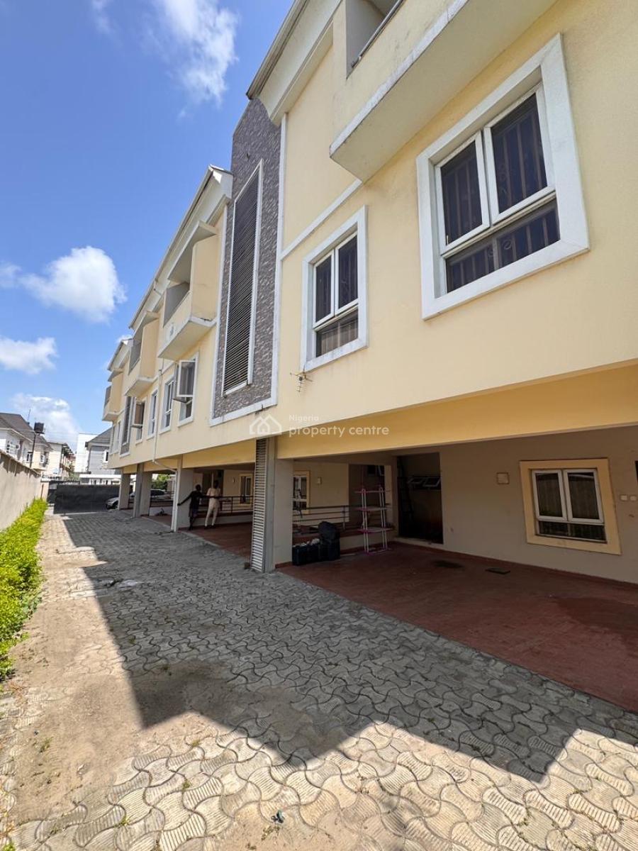 Luxury 4 Bedrooms Terrace Duplex, Osapa, Lekki, Lagos, Terraced Duplex for Rent
