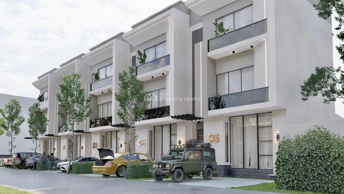 Off-plan 4 Bedroom Home, Aym Shafa Petroleum Station, Wuye, Abuja, Terraced Duplex for Sale