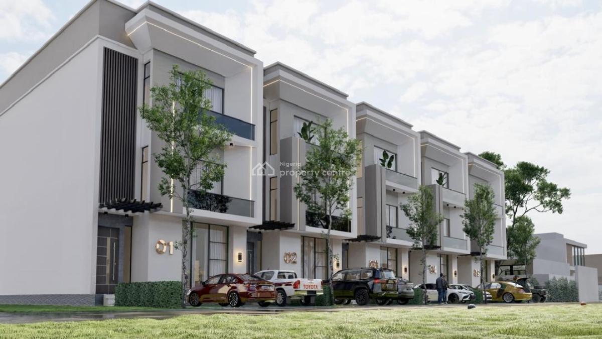 Off-plan 4 Bedroom Home, Aym Shafa Petroleum Station, Wuye, Abuja, Terraced Duplex for Sale