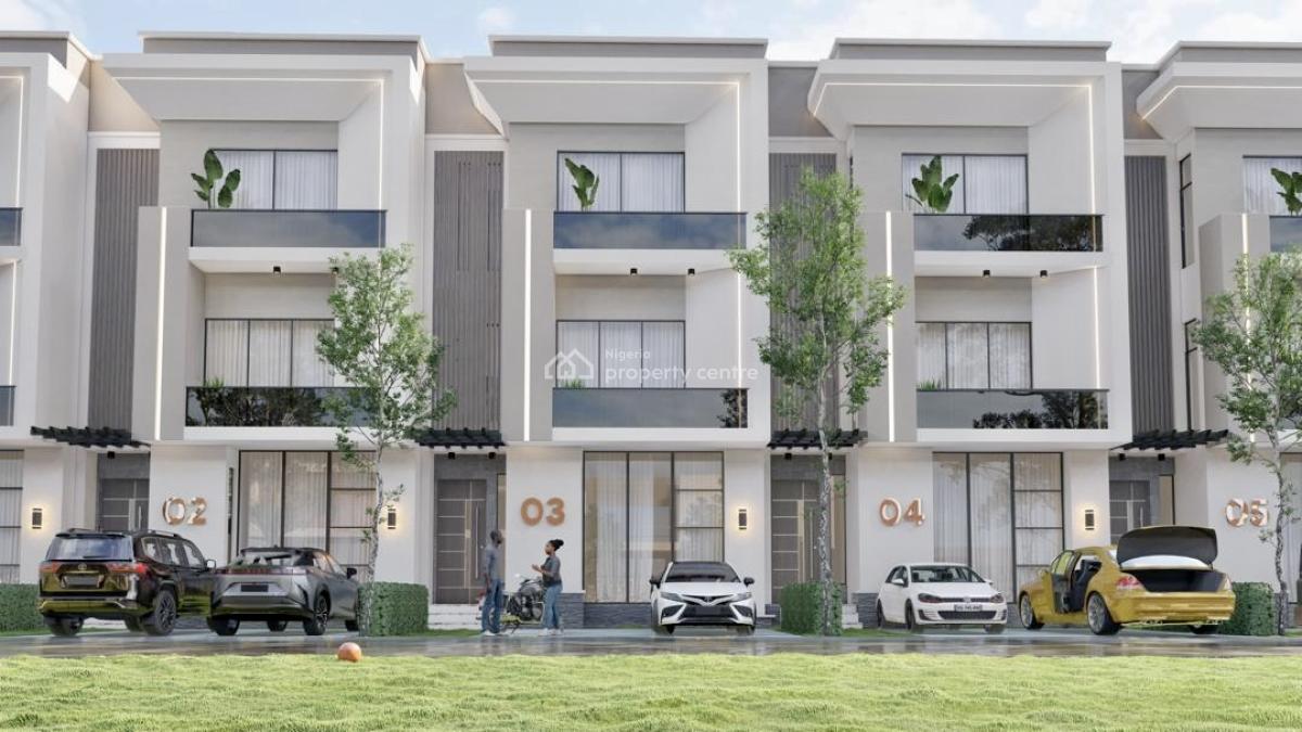 Off-plan 4 Bedroom Home, Aym Shafa Petroleum Station, Wuye, Abuja, Terraced Duplex for Sale