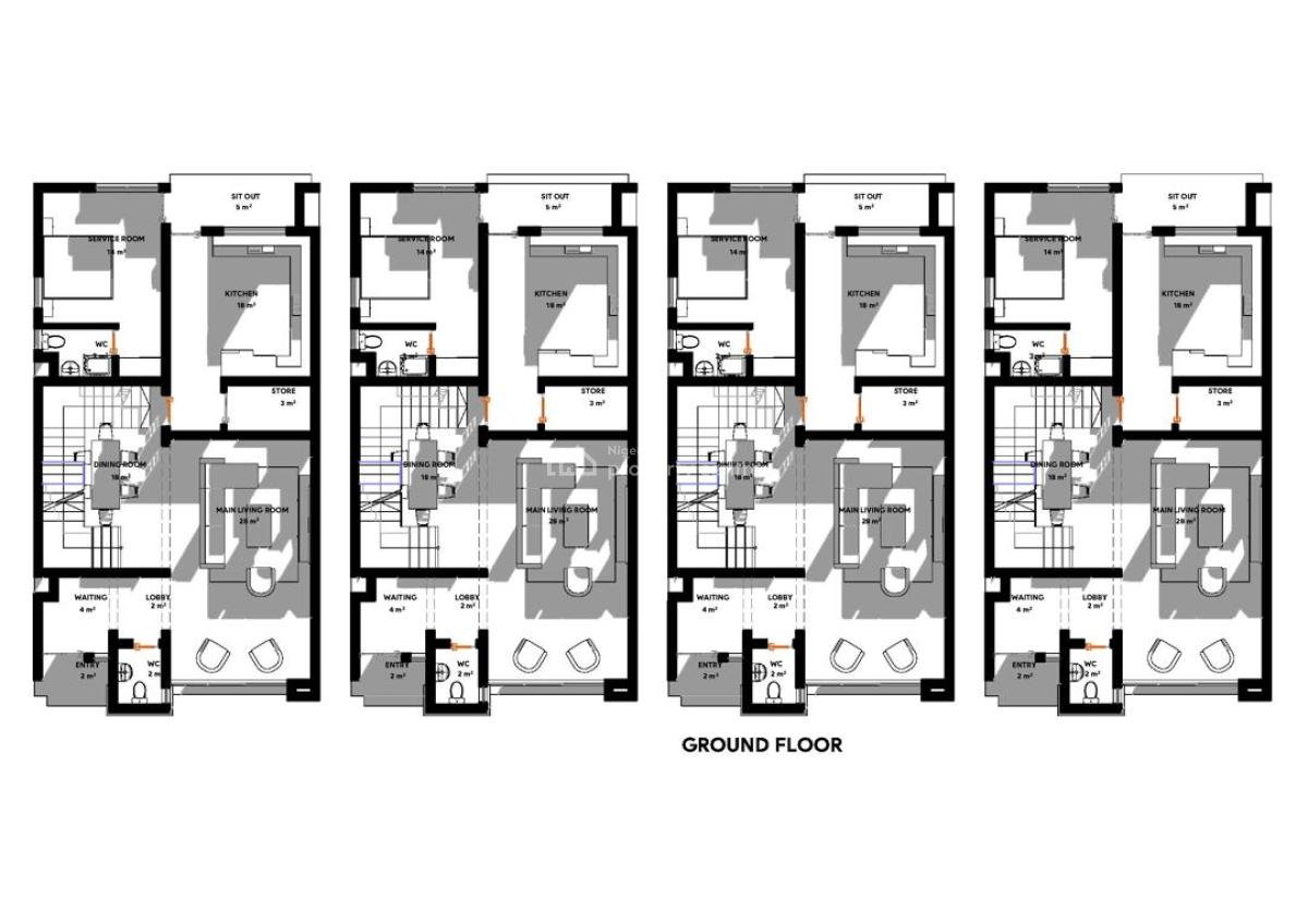 Off-plan 4 Bedroom Home, Aym Shafa Petroleum Station, Wuye, Abuja, Terraced Duplex for Sale