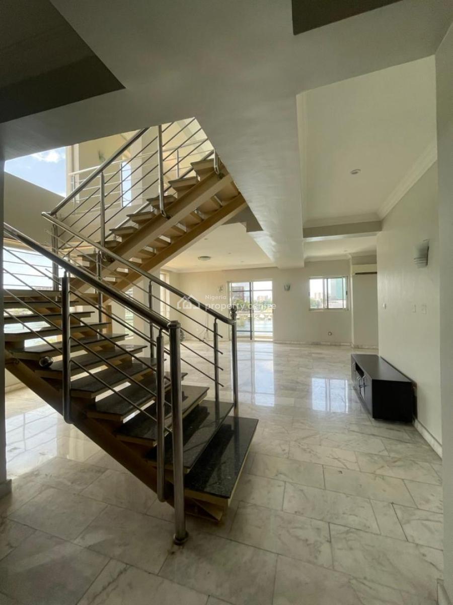 Waterfront 4 Bedroom Maisonette Penthouse + Swimming Pool, Gym, Burdillion, Old Ikoyi, Ikoyi, Lagos, Flat / Apartment for Rent