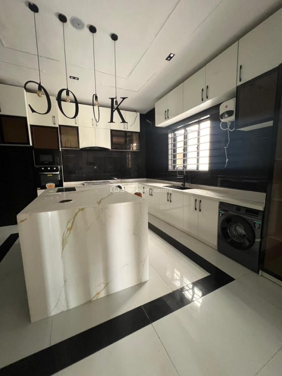 Stunning Newly Built 5 Bedroom Fully Detached Duplex with Bq & Pool, Abraham Adesanya, Ajah, Lagos, Detached Duplex for Sale