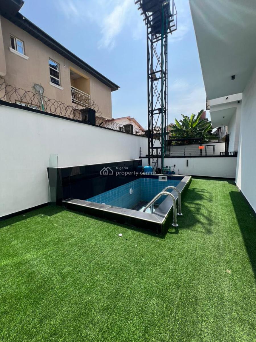 Stunning Newly Built 5 Bedroom Fully Detached Duplex with Bq & Pool, Abraham Adesanya, Ajah, Lagos, Detached Duplex for Sale