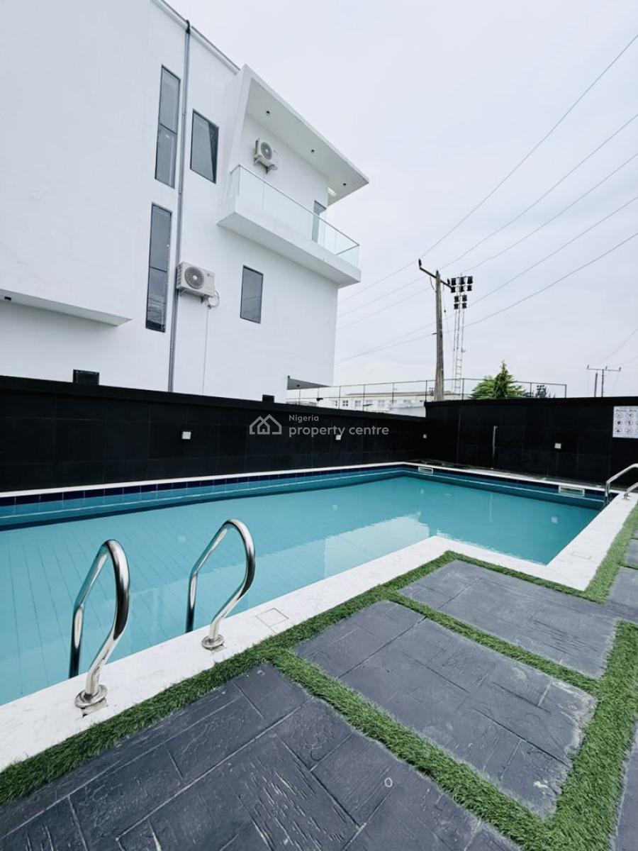 Brand New Luxury Spacious 4 Bedroom Terrace  Duplex with Gym & Pool, Ikate, Lekki, Lagos, Terraced Duplex for Rent