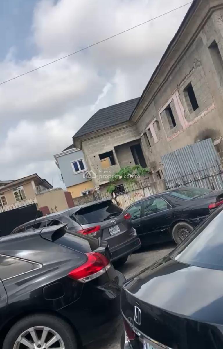 Solid Uncompleted 16 Rooms Guesthouse on a Storey Building  (can Be Re, Off Ogunlana, Ogunlana, Surulere, Lagos, Block of Flats for Sale